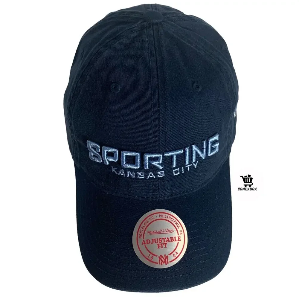 Mitchell & Ness Sporting Kansas City MLS Soccer Strapback Adjustable Cap Hat New